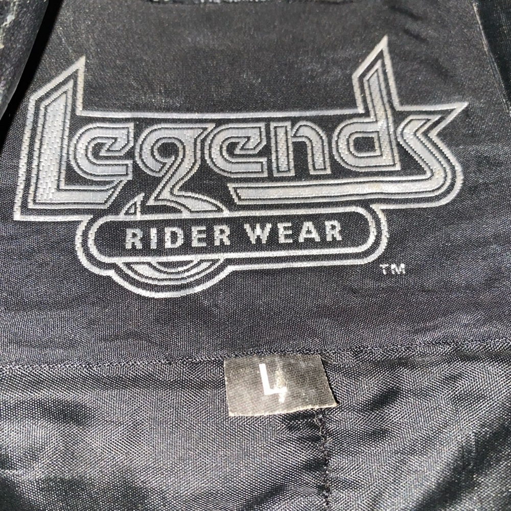 Legends Rider Wear Black and Brown Fringe Leather Jacket size L. Cowboy/Biker - Picture 2 of 16